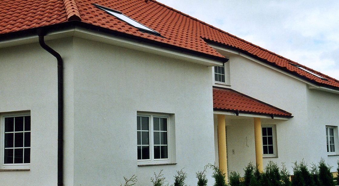 Fertiggestellter Neubau eines Einfamilienhauses in Bremerhaven